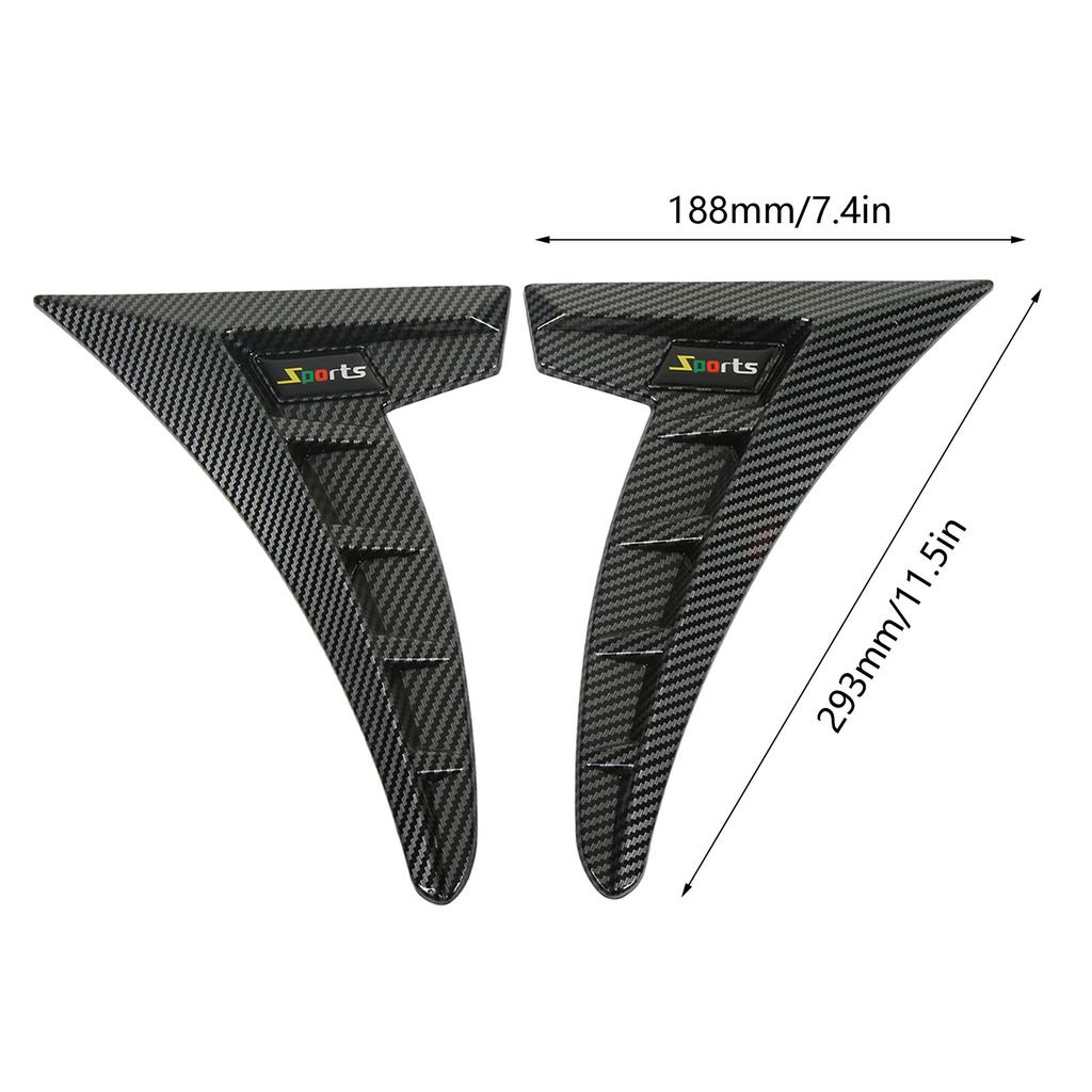 P of Side Vent Trim Sport TPU High Toughness Side Outlet Frame for Car