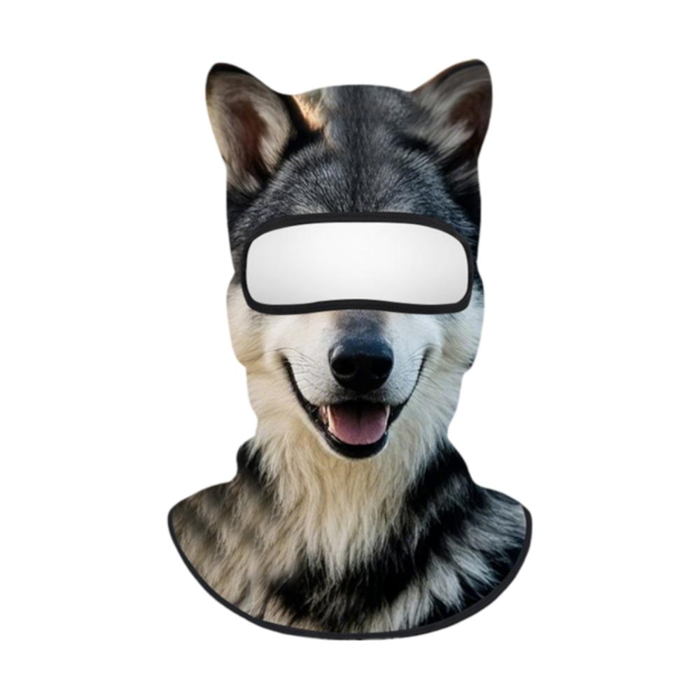 3D Animal Balaclava Mask Sun Protection Windproof Full Face Mask Ice Silk Lifelike Cooling Neck Gaiter Cycling/Party/Outdoor