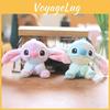 Cartoon Animals Rainbow Plush Keyring Doll For Bag Decoration Use Daily