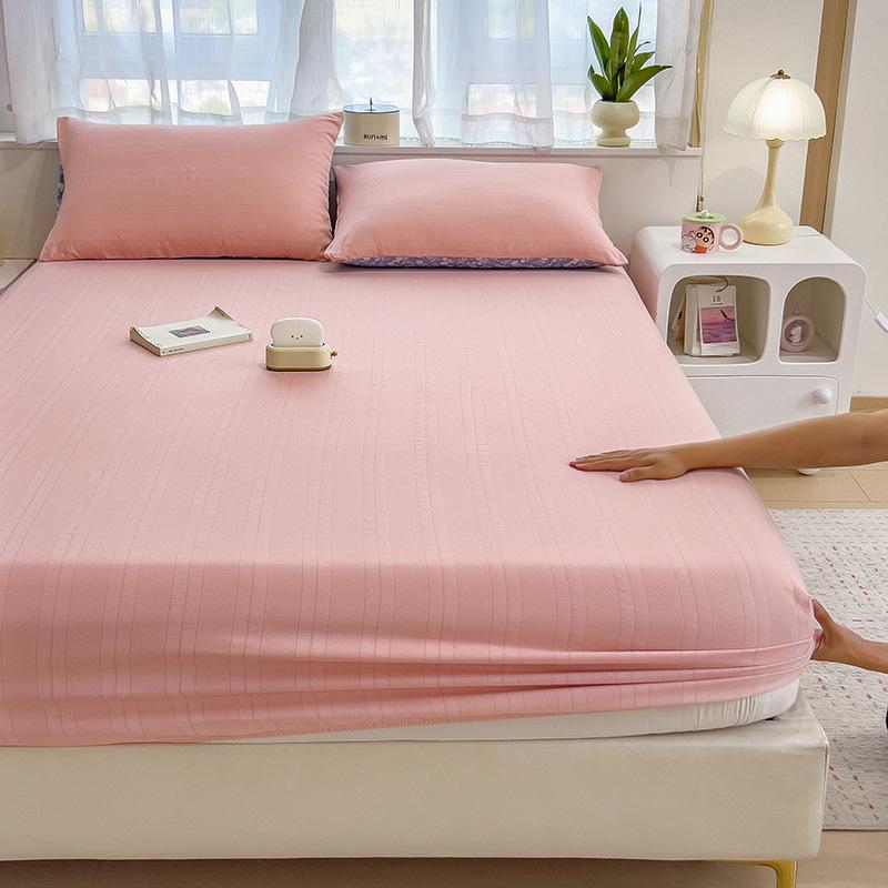 New Double-layer Gauze Bed Sheet Cover Single Piece Single Dormitory Mattress Protector All-inclusive Non-slip Non-shifting Sheet