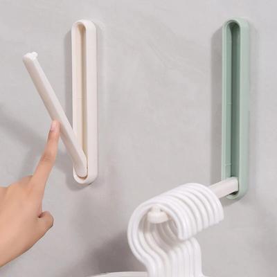 A Non Punching Clothes Hanger Storage Tool Balcony Foldable Clothes Clip Storage Rack Dormitory Hanging Household Portable Gift