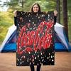 Christmas Gift Halloween Themed Cola Beverage Coca Cola Blanket Soft Home Furnishing Nap Decoration Four Seasons Warm Sherpa Blanket U7