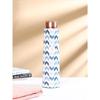 Zigzag100% Pure Joint Less Copper Bottles for Water with Leak Proof Lid | Ayurveda BPA Free & Non Toxic | Ayurvedic Office