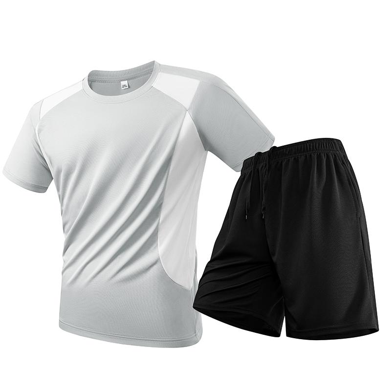 Quick-drying Sports Suit Ice Silk Short-sleeved T-shirt Running Ice Silk Quick-drying T-shirt 2XL