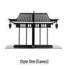 Chinese Style Metal Bookends: Creative Architectural Ornaments for Study & Office