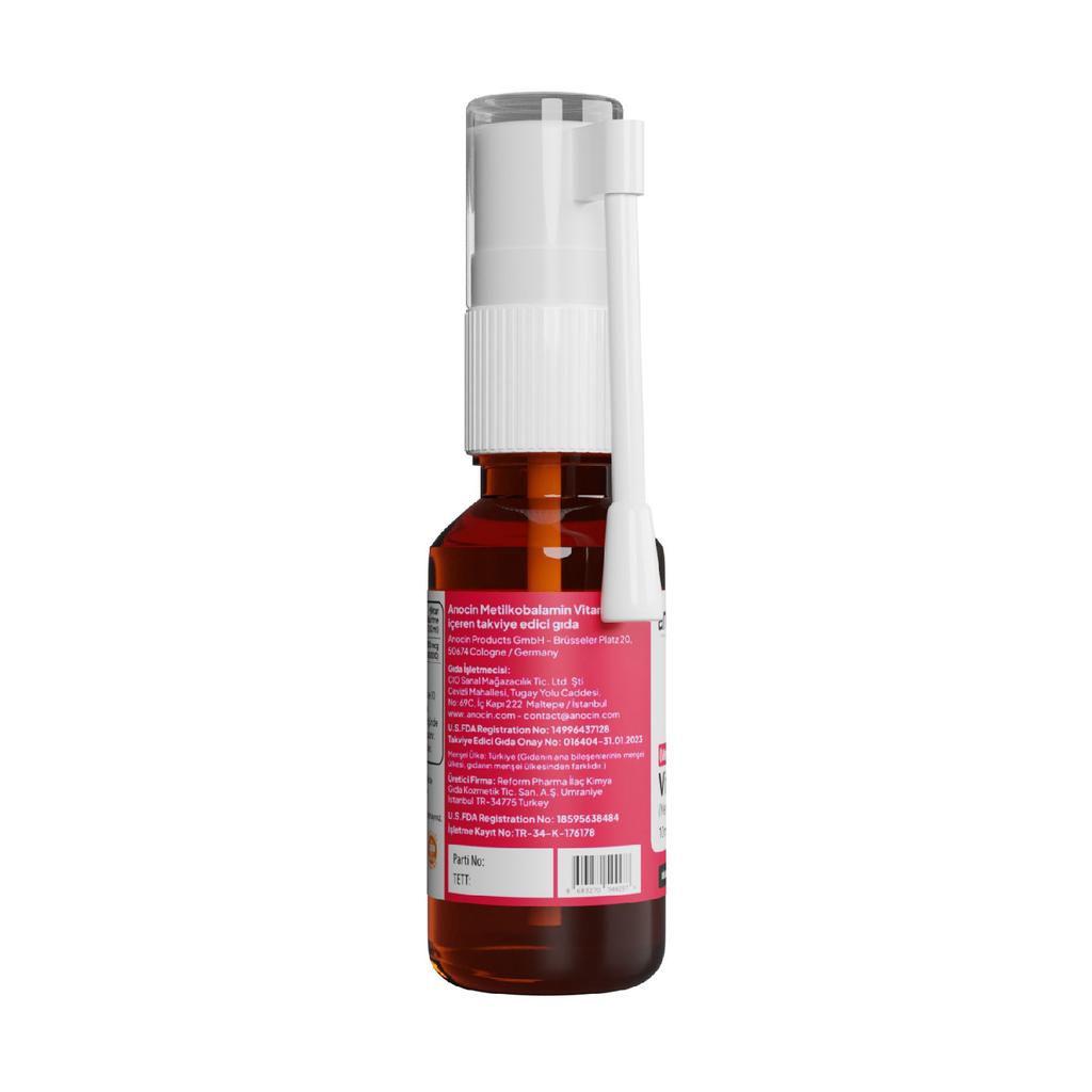 Methyl Cobalamin B12 Spray 1000 Mcg 2000 Ug 10 Ml