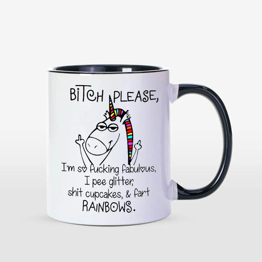 Unicorn Rainbow Ceramic Coffee Mug Tea Cup 350ml