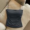 Women's Fashion Camisole, Pleated Camisole Vest For Women In Summer