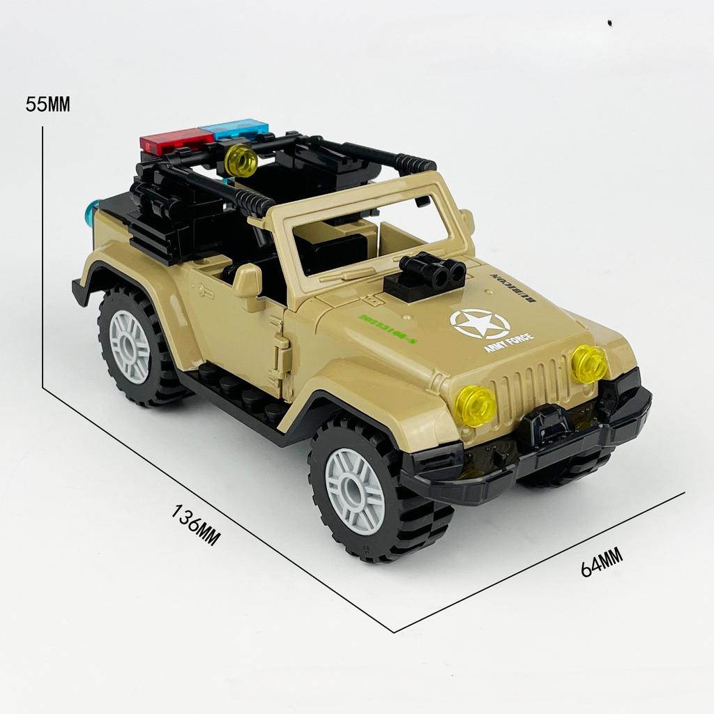 City Series Special Police Patrol Car Police Car Toy Assembly Children's Educational Building Blocks Toys