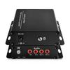 Broadcast Grade 4-Channel RCA Audio Fiber Optic Extender
