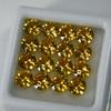 24 Pcs Lot Natural Yellow Sapphire Round Cut 5x5mm Loose Gemstones