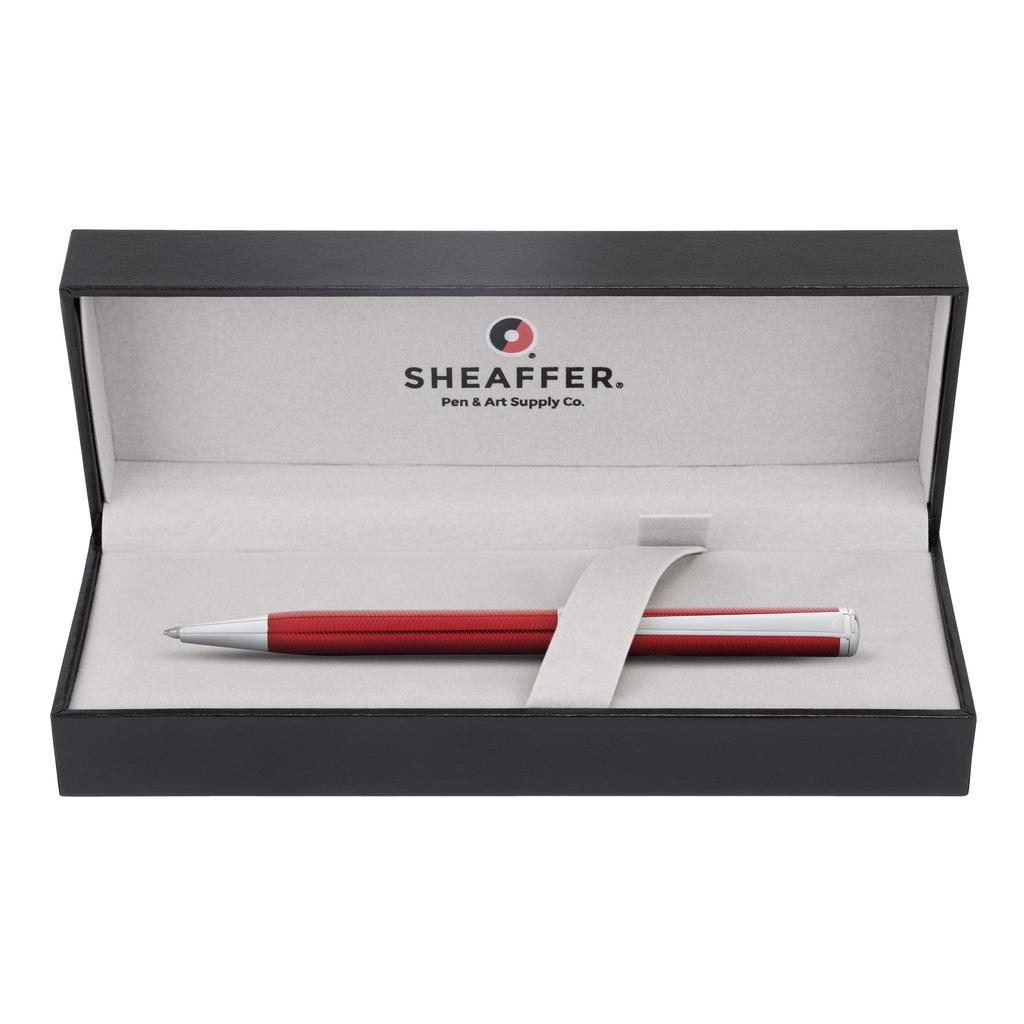 Sheaffer Ballpoint Intensity Translucent Officially Imported Pen, Red, Oil-Based, N2924551,