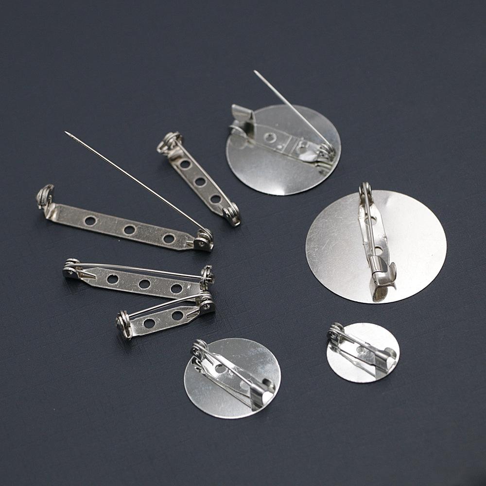 Handmade Lapel Flower Brooch Pin with Lock Clasp for DIY Hair Accessories