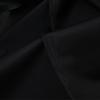 Peter Pan Collar Patchwork PU Leather Black Dress Women Elegant Pleated Elastic Waist Short Dresses Autumn Winter New Punk