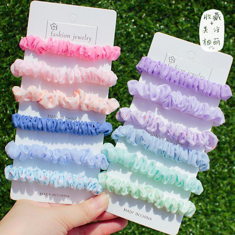 Student children Women Girls Simple Basic Elastic Hair Bands Headband Nylon Elastic Hair Band Headwear Hair Accessories Gift