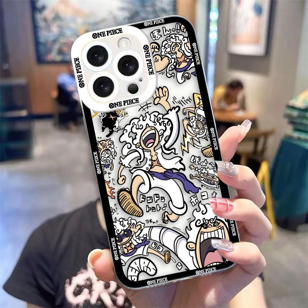 One P-Piece Luffy Zoro Gear 5 Clear Phone Case For Infinix HOT ZERO 60 50 40I 40 30 30I 20I 20S 12 11S TECNO SPARK 10 20 Cover