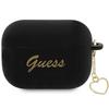 Etui Do AirPods Pro 2 Guess Silicone Charm Heart Collection Czarne
