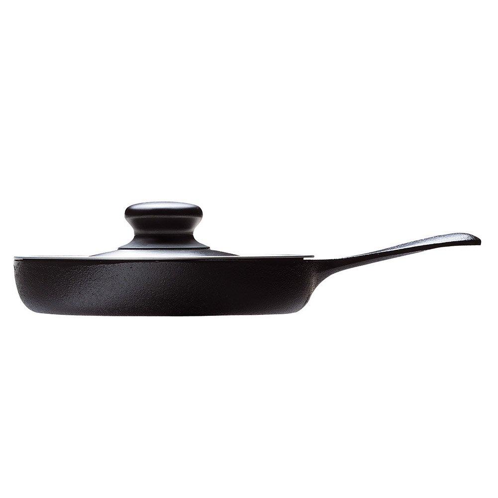 Sori Yanagi Nanbu Tekki Mini Pan 16cm with a Simple Design That Can Be Used As Is for the Dining Table Made In Japan with Stainless Steel Lid
