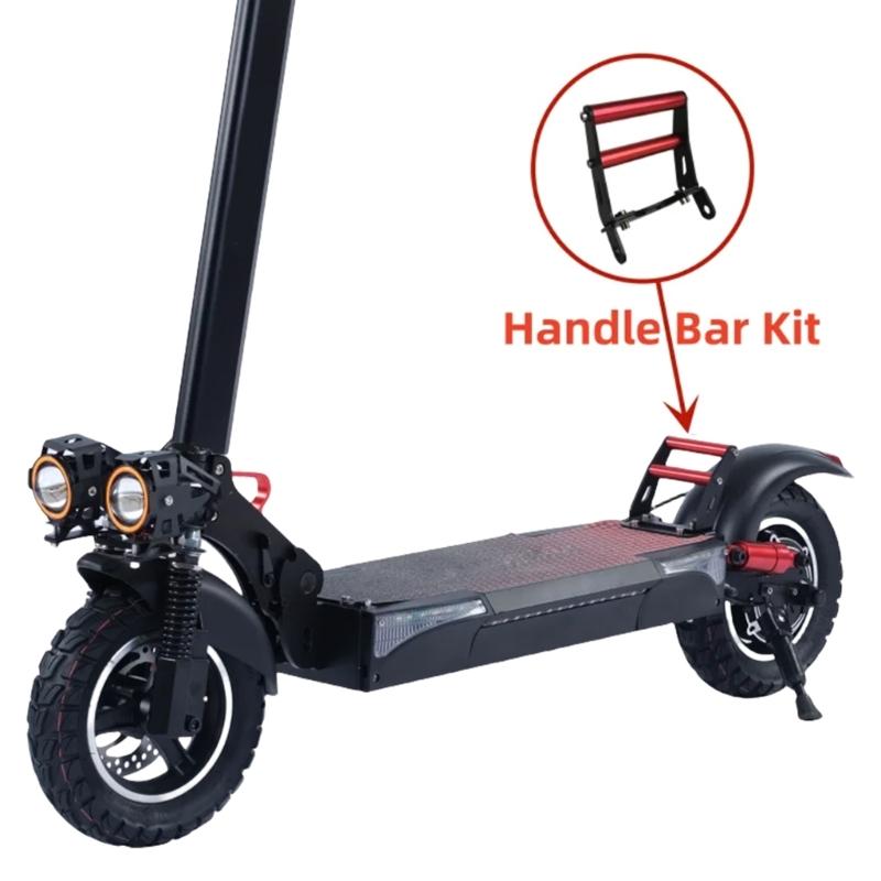 Electric Scooter Rear Handle Bar Accessory High Comfort Enhances Control for Scooter, Electric Scooter Rear Foot Support