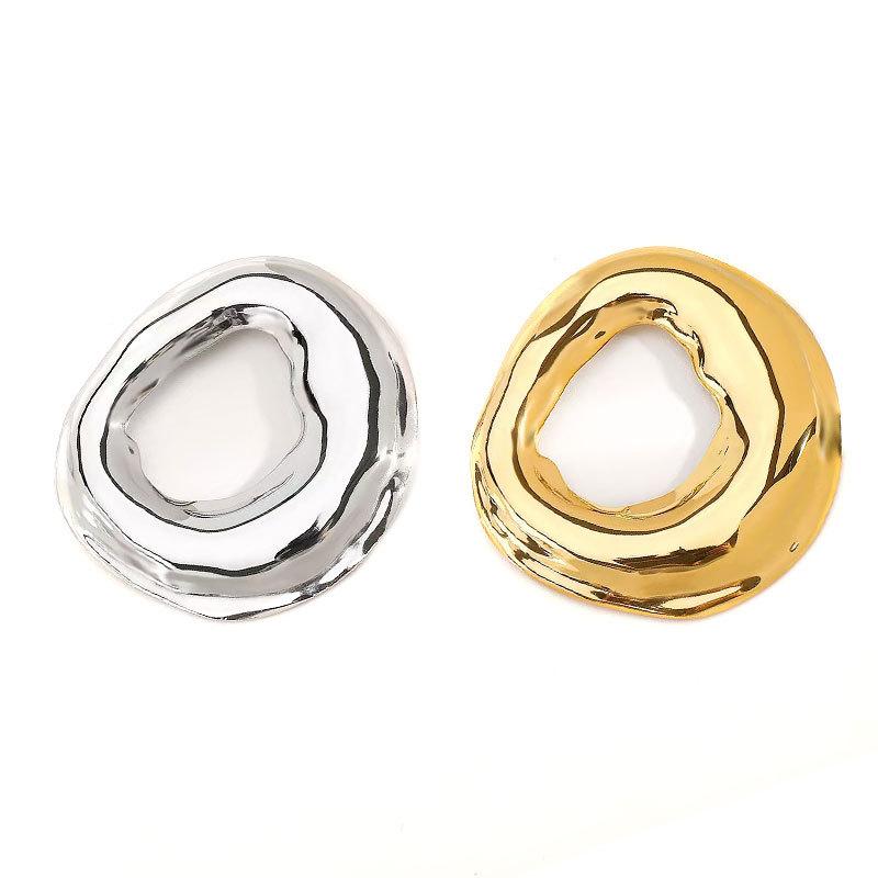 Niche Exquisite High Sense Exaggerated Geometric Brooch Female Cold Wind Unique Temperament Light Luxury Simple Corsage