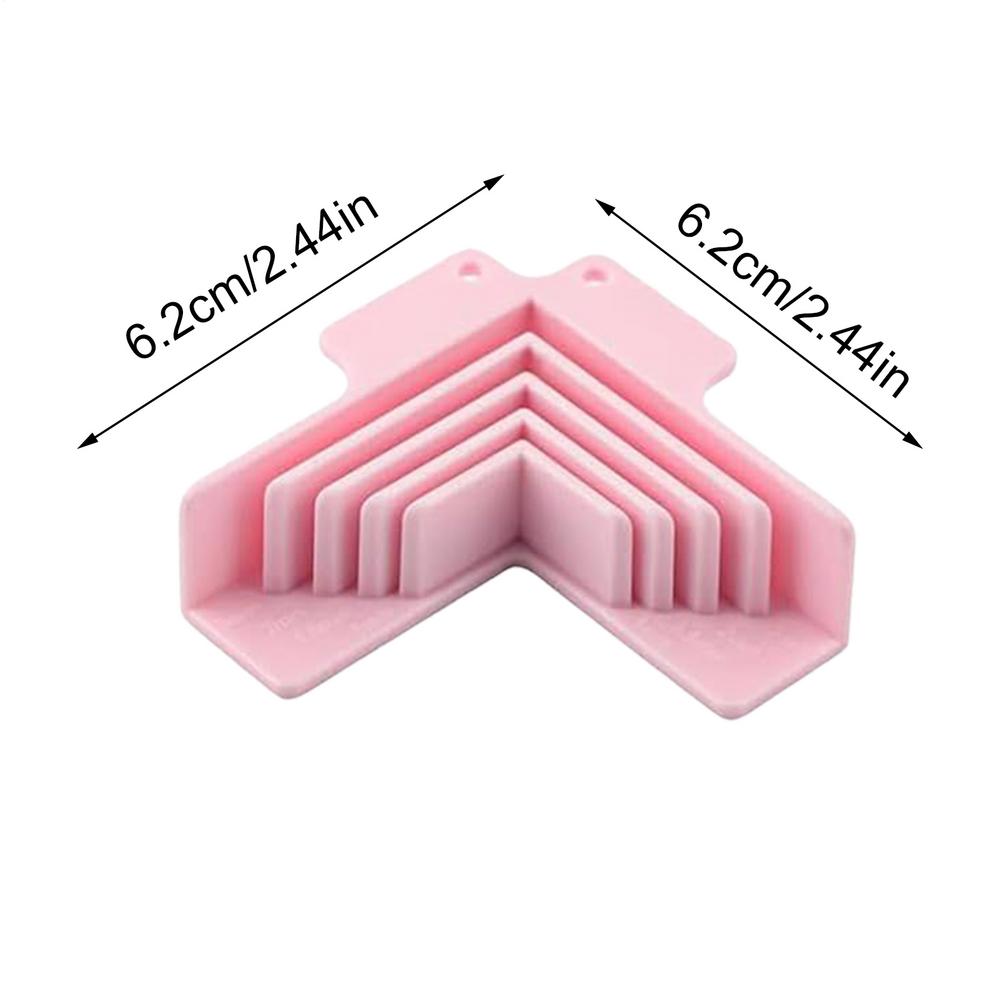 6pcs Corner Guides For Chipboard Boxes Divider Assembly Clamps For Gift Box Making DIY Scrapbooking Book Cover Papers Card