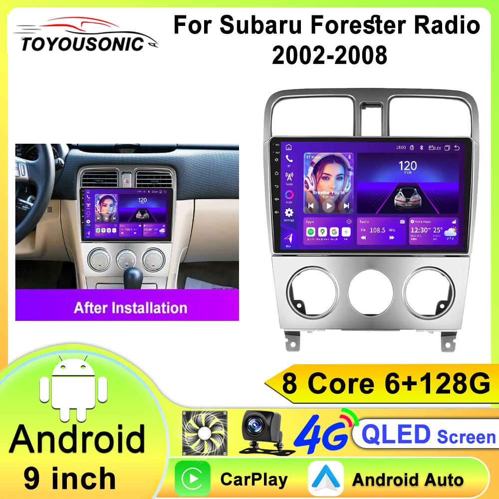 Android 13 Car Radio For Subaru Forester SG 2002-2008 Multimedia Video Player Navigation Stereo GPS Carplay Autoradio 2Din