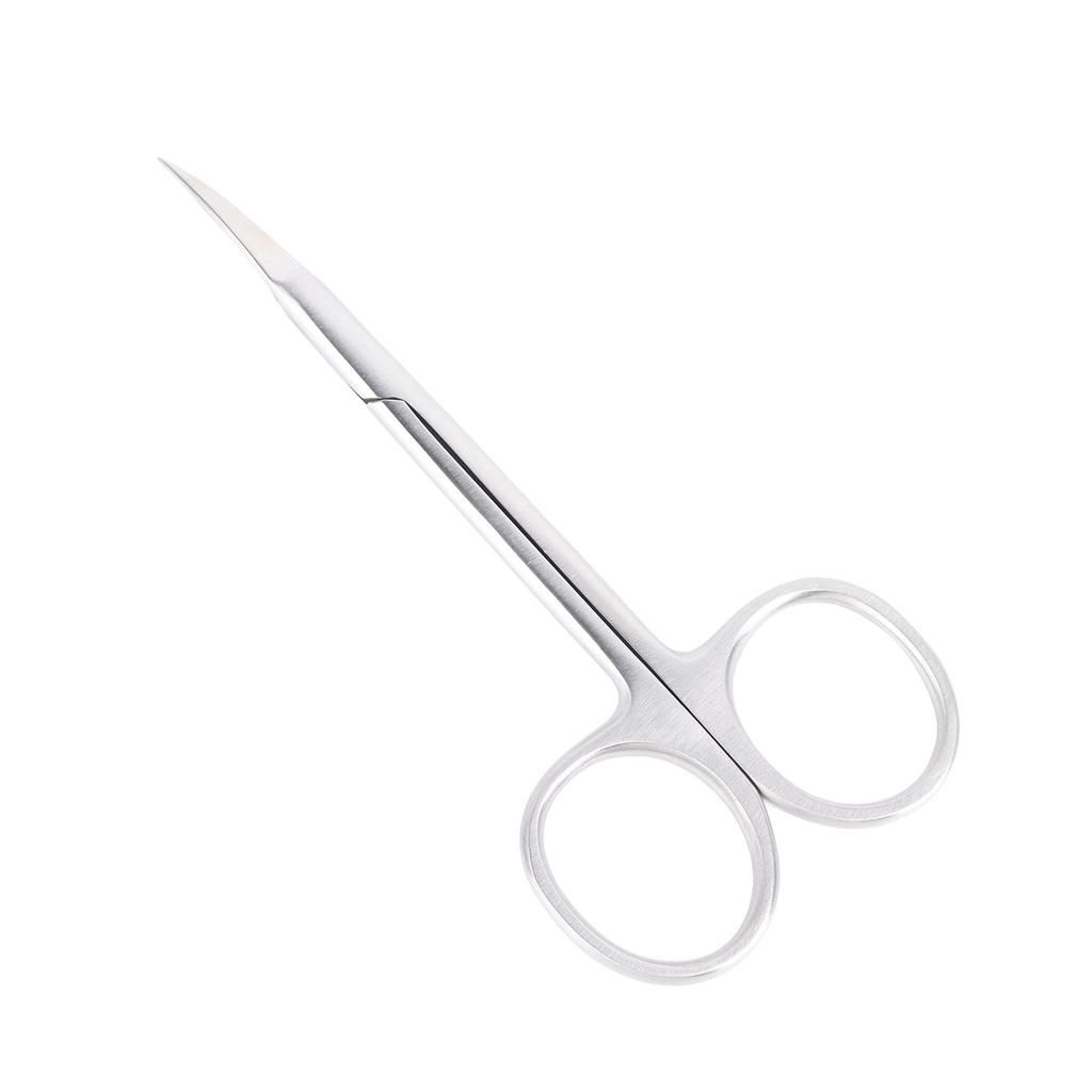 Professionelle Präzise Spitzenschere Nagelhautschere Edelstahl Gebogene Klinge Maniküre Schere
