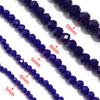 3 4 6 8 10mm Faceted Crystal Beads Deep Blue Porcelain Glass Loose Spacer Bead For Jewelry Making DIY Bracelet Necklace Supplies