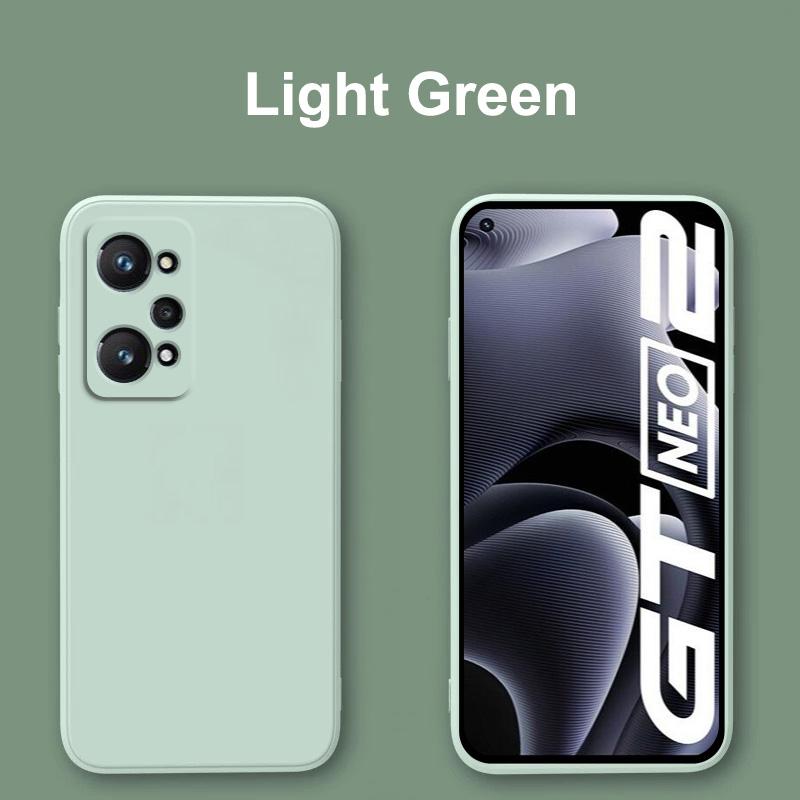For Realme GT Neo2 Case For Case for Realme GT Neo2 Liquid Silicone TPU Shockproof Monochrome Phone Case for Realme GT Neo2 5G