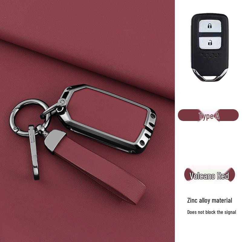Stylish Metal Car Key Case for XRV, Fit, Vezel, URV, Fengfan, Xiangyu - Personalized Luxury Remote Shell Cover