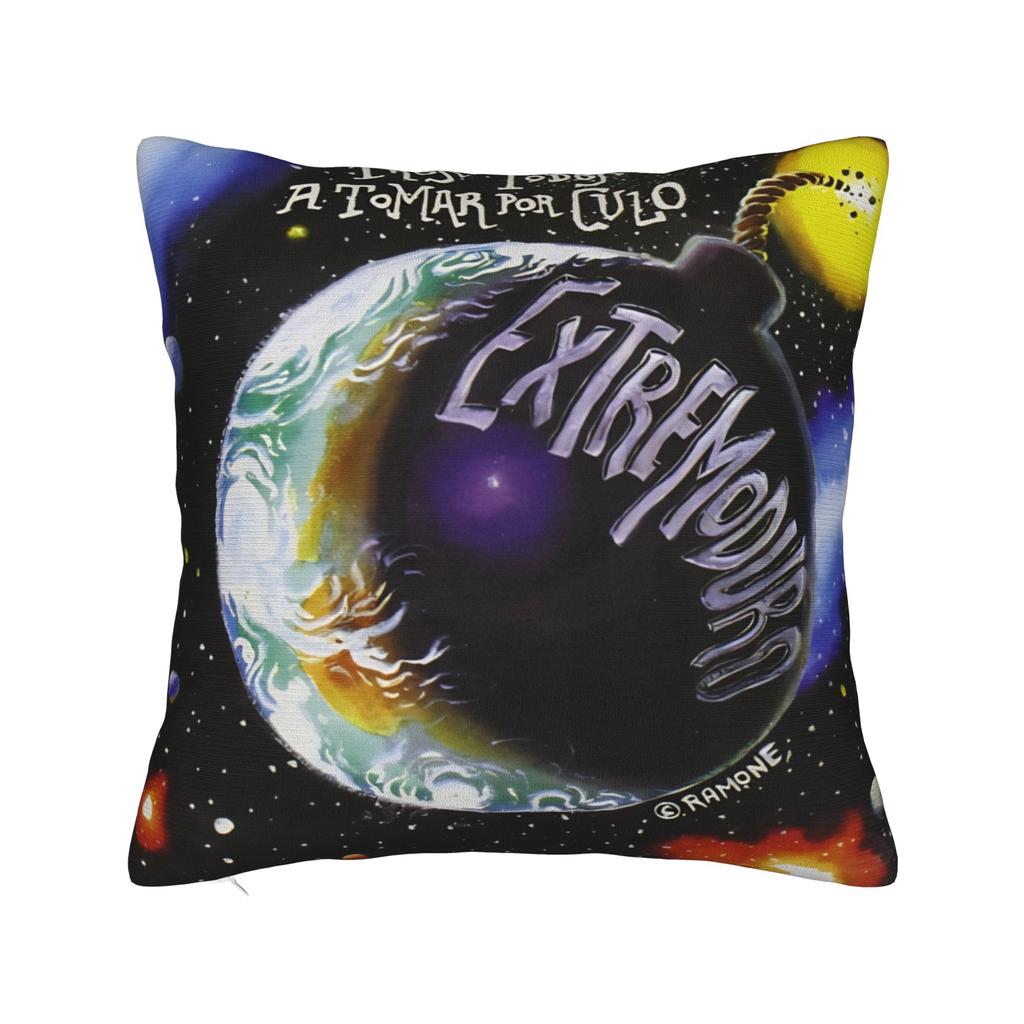 Extremoduro Spanish Hard Rock Band Pillow Case Robe Iniesta Comfy Pillow Cover For Living Room Bed Chair Fashion Pillowcases