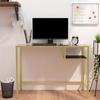 VidaXL Computer Desk Transparent 100x36x74 Cm Tempered Glass 331626