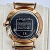 Used [New battery replacement/working item] COACH Women's Watch Rose Gold Perry Mesh Belt QZ Quartz