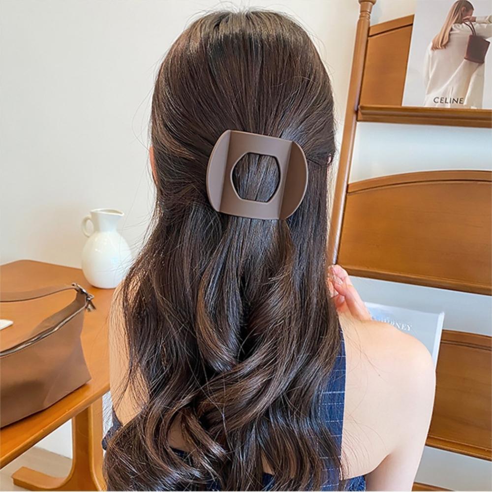 Matte Hair Claw Clip Flat Hair Barrettes New Hairpin For Women