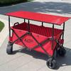 Foldable Liftable Large Table with Sunshade for RV, Camping, Fishing, Picnic, and Food Trucks