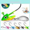 Isca de Pesca Proberos Jig018 Com Cabeça de Chumbo e Peso de Peixe Macio 7g 10g 15g Ideal Para Pesca de Fundo na América do Norte