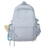 Winter New High-Value Solid Color Lightweight Student Backpack for Girls, Elementary and Middle School Students, Letter Backpack