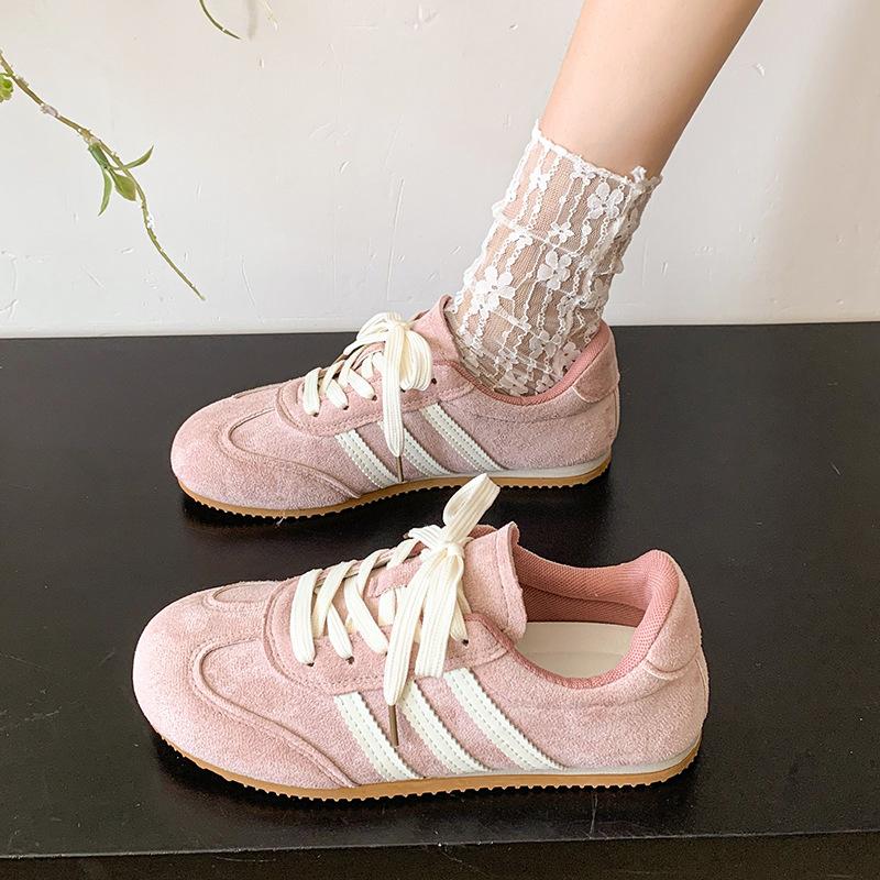 Versatile Super Fire Forrest Gump Shoes Women's Shoes Soft-soled Running Casual Sports Shoes Women's 2025 New Spring and Summer Red German Training