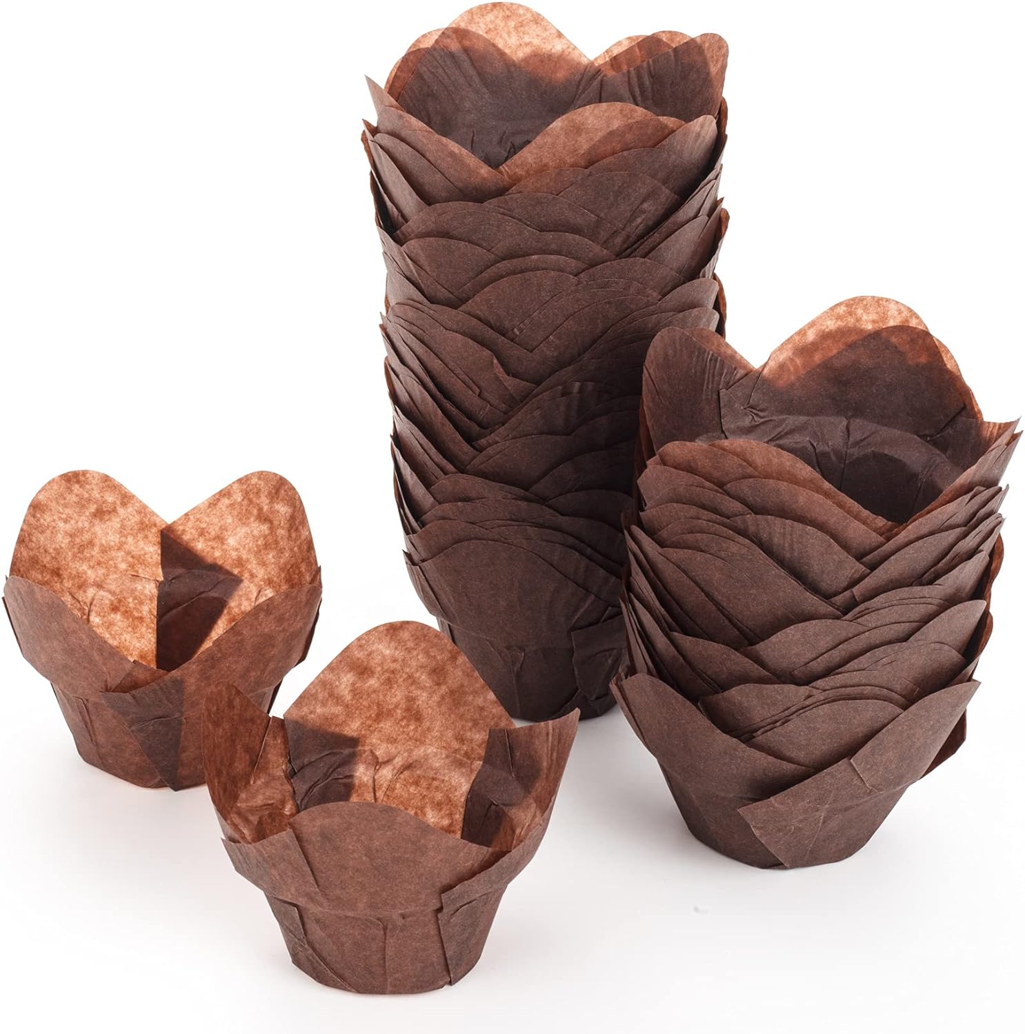 

50pcs Small Cake Anti-Oil Paper Muffin Baking Liners Cups Cupcake Baking Containers Holders Oilproof Box Tools Wrap Cases шоколадный