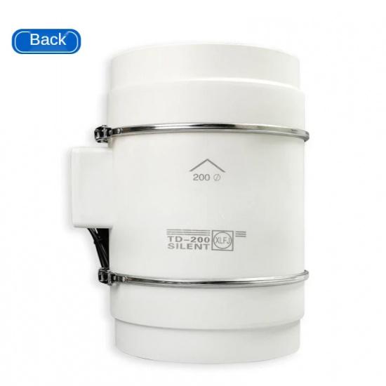 3''4''5''6'' Exhaust Fan Silent Inline Pipe Duct Fan Bathroom Extractor Ventilation Kitchen Toilet Wall Air Clean Ventilator