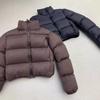 American Kendou Bread Down Cotton Clothes Women's European and American Style Winter Fashion Stand-up Collar Small Man Thickened Coat