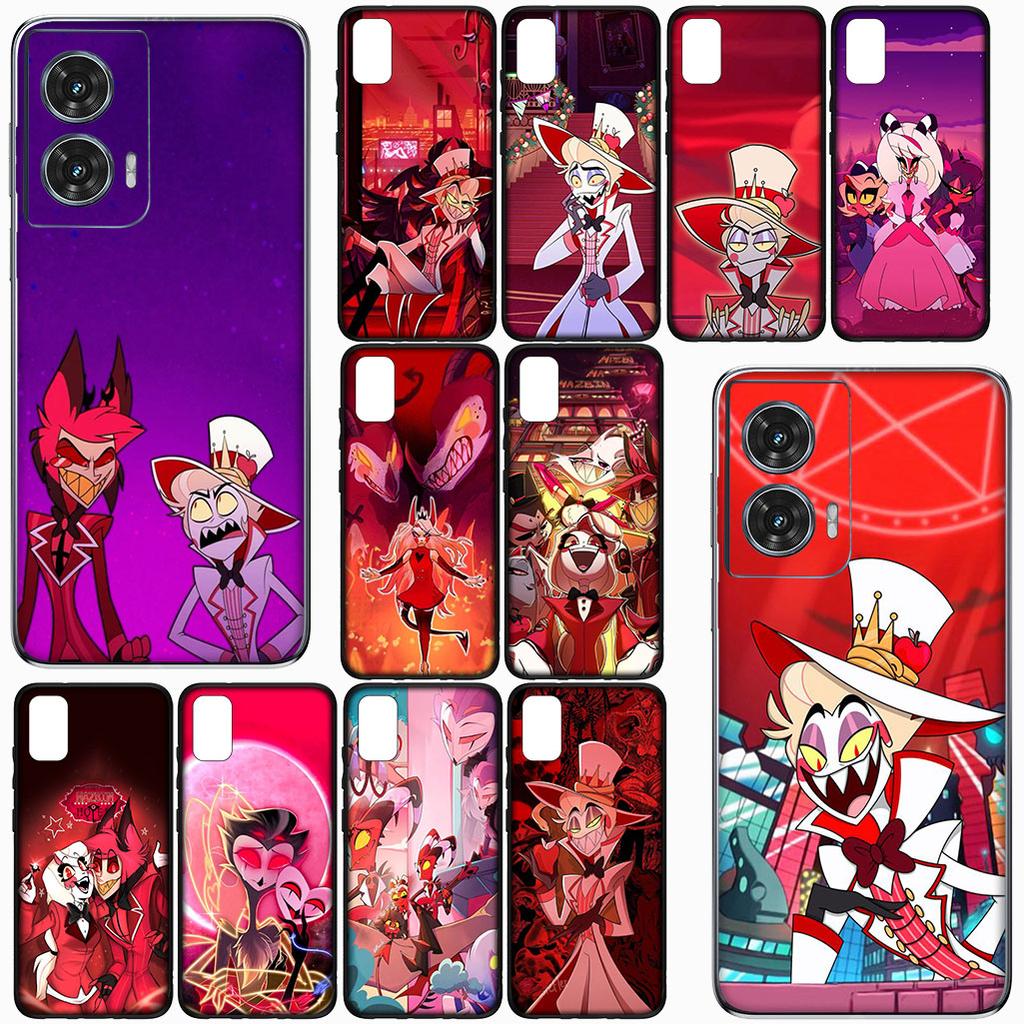 for Xiaomi Redmi Note 12 10 11 9 Pro 10C 12C 9T 9A 10A 12S Note11 Note12 5G 4G Case Dust H-Hazbin Alastor Hotels Charile Angel