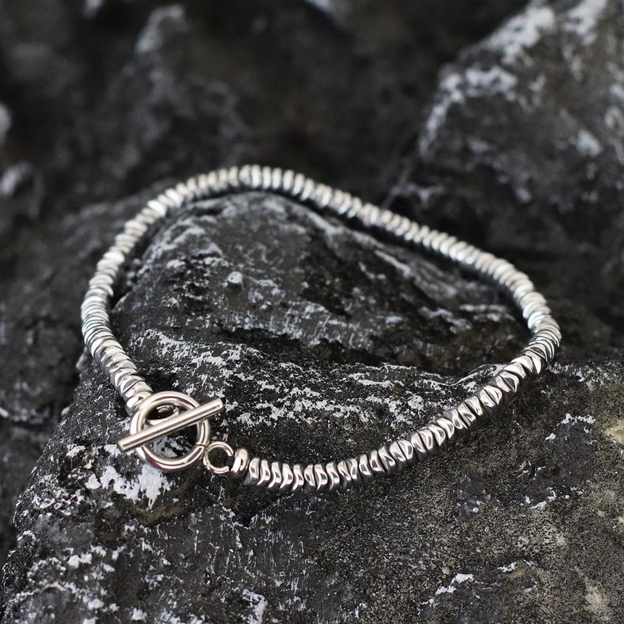 Unique Irregular 4mm Small Hematite Stone Bracelet For Men Vintage Gold Silver Color Seed Beads Braslet Healing Jewelry Pulseria