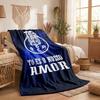 Coperta in Flanella con Stampa FC Porto Morbida e Calda Coperta da Divano/Letto per Casa Ufficio Camera da Letto