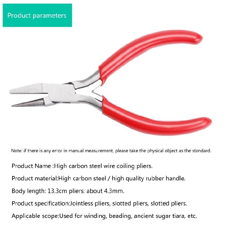 Steel Wire Bending Tools Precision Plier Round Concave Pliers for Jewelry Making