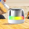 Speaker with RGB Colorful Lights   5.3 Subwoofer HiFi Sound Portable Wireless Speaker Support USB Flash Drive for Home Outdoor