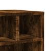 Printer Stand with Casters Smoked Oak 41 x 32 x 34.5 cm