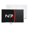 Emblém N7 Mass Effect! Měkký ručník na obličej Rychleschnoucí Ručníky do bazénu Koupelnové Bavlněné Ručníky Absorpční Rychlé