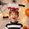 Costume Headpiece for Women 8 Pcs Halloween Headband Kids Adults, Glitter Pumpkin Holiday Hair Bands Eyeball Bat Hairband Costume, Cosplay Party