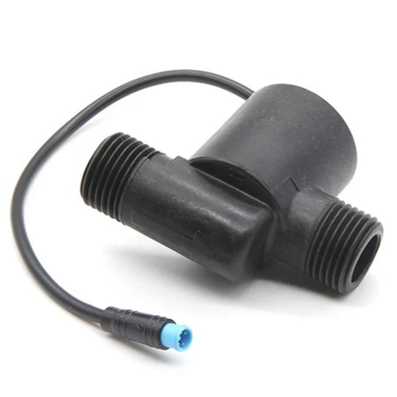 A84E-Digital Display Fauc Et Micro Water Flow Generator Household Sma Rt Tap Bathro Om Shower Head 4 Points Screw Mount